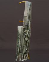 Elegant Light Green Twill Weave Kanjivaram